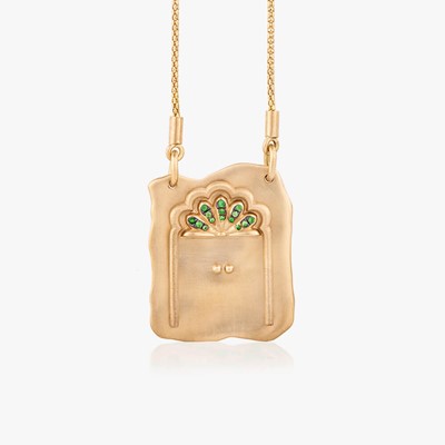 The Timeless Blessings Necklace 18kt Yellow Gold with Tsavorite